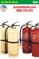 Nạp bình bột cứu hỏa