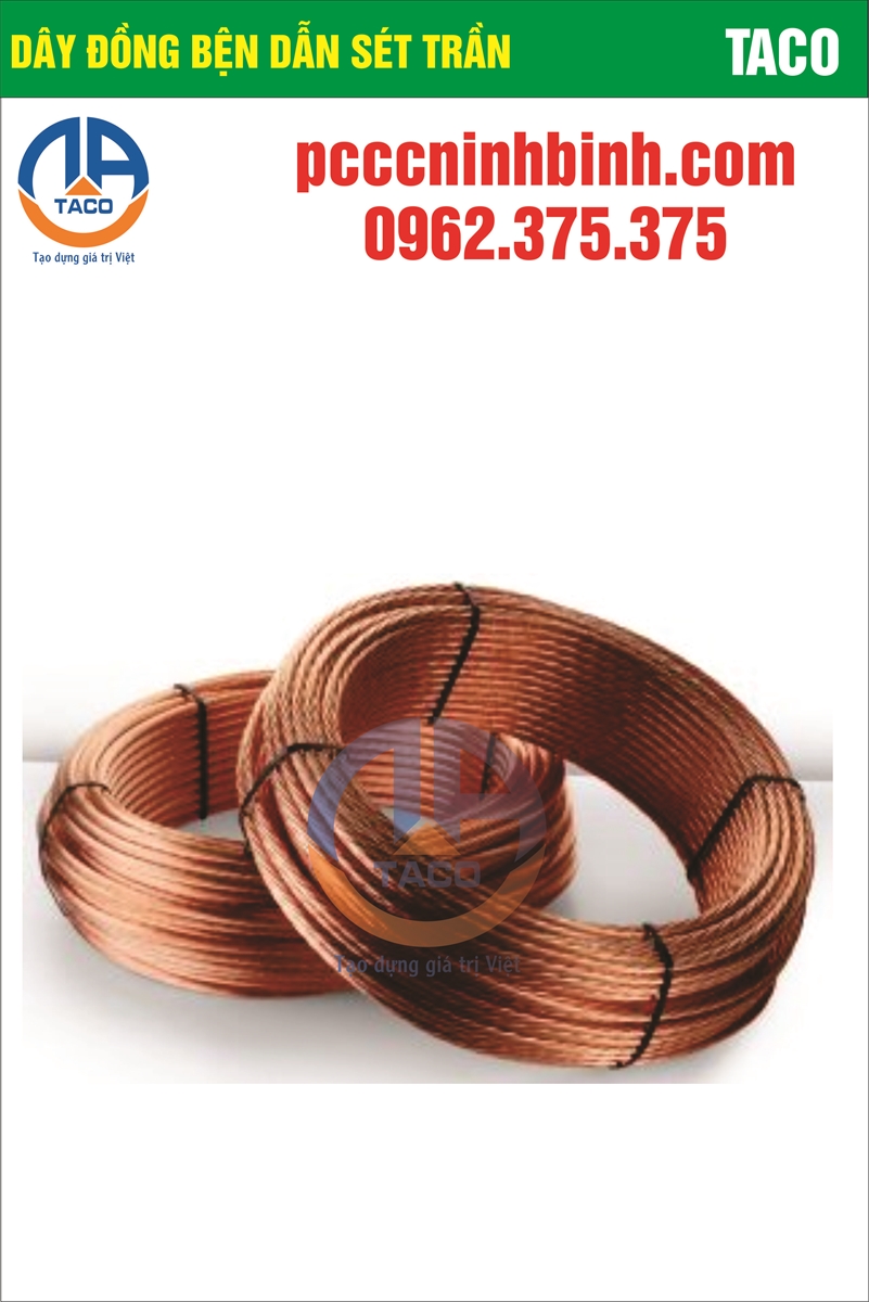 Dây đồng bện dẫn sét trần
