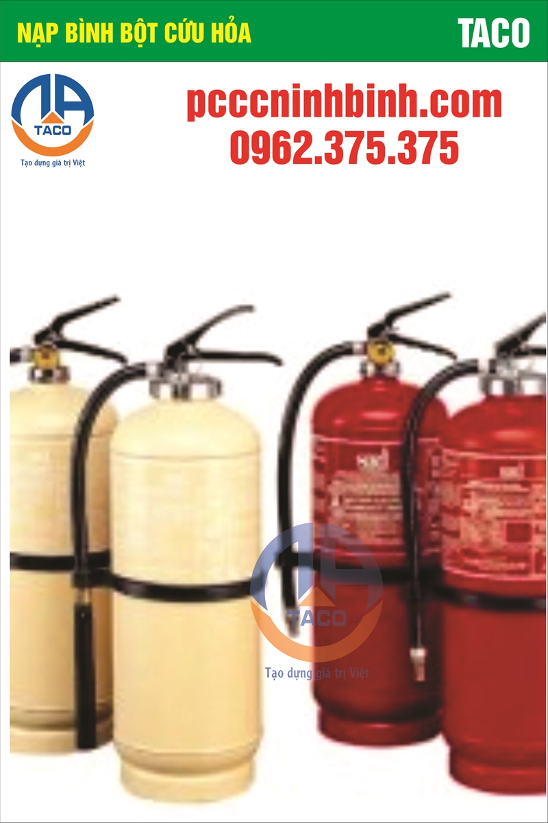 Nạp bình bột cứu hỏa